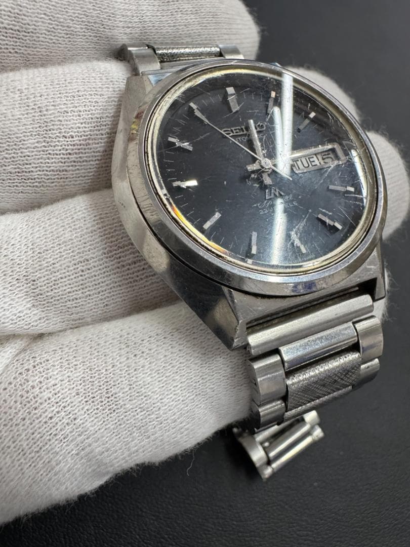 セイコー　52ロードマチック スペシャル　ネイビー　5206-6080