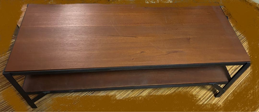 ウニコ　ランバーミニ　AVボード　TVボード 木製ローテーブル　下棚付き