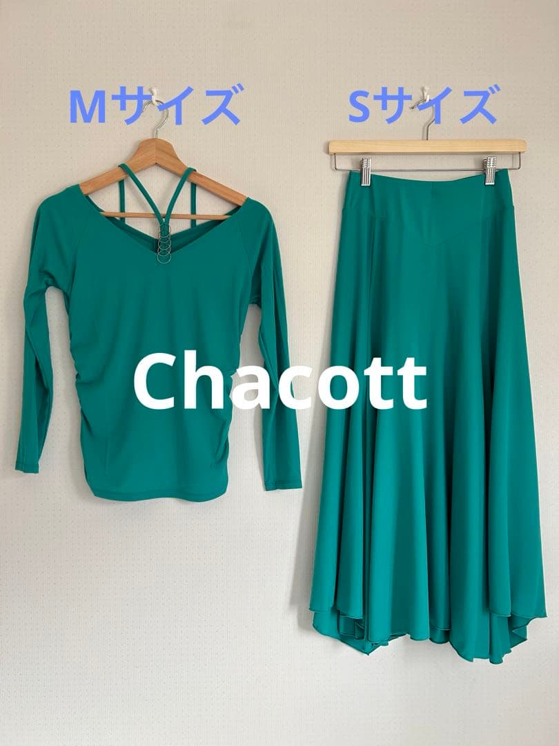 【着用1回】社交ダンスドレス　チャコット　Mサイズ