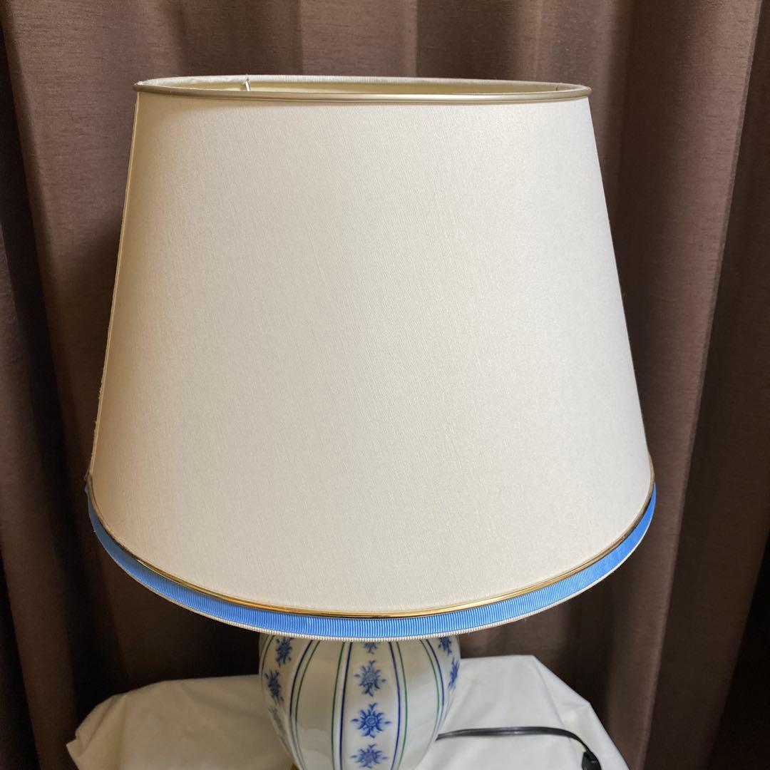 イタリア アンティーク 陶器 テーブルライト テーブルランプ スタンドライト