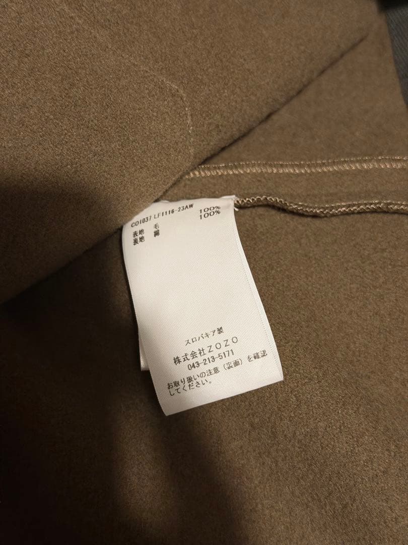 Lemaire wrap coat カーキ　国内正規品　Sサイズ