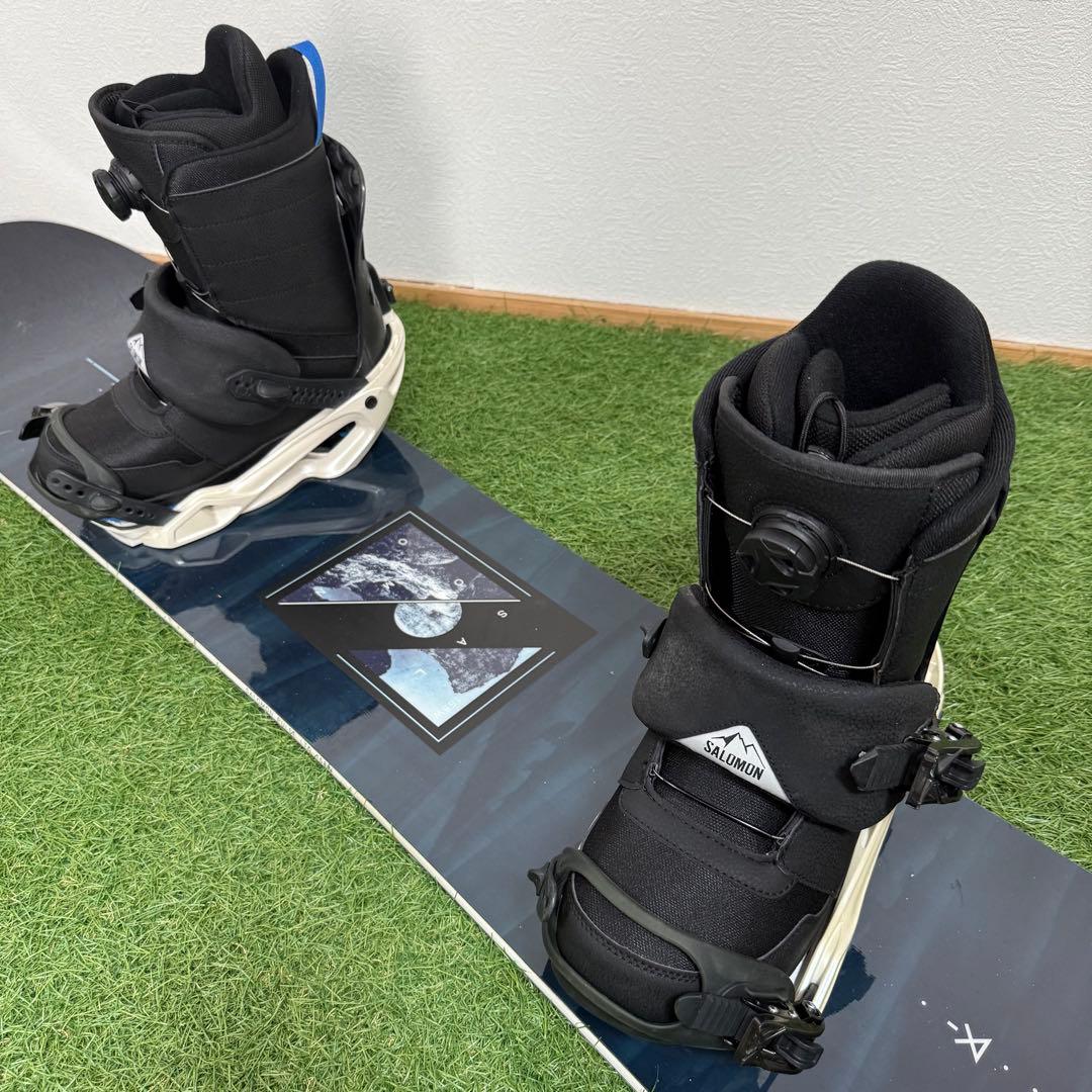 O1 SALOMON 158cm メンズスノーボードセット