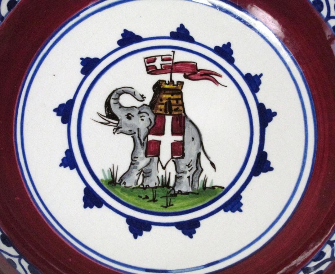 人気商品 取引価格約4万6000円 イタリア製 象の皿 プレート