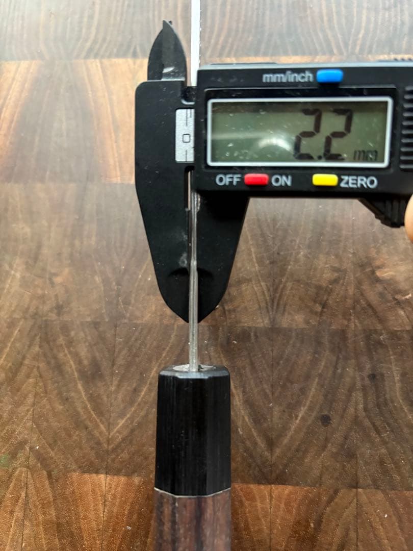 二唐刃物　SPG STRIX 切付　牛刀　200mm 包丁槌目　ダマスカス