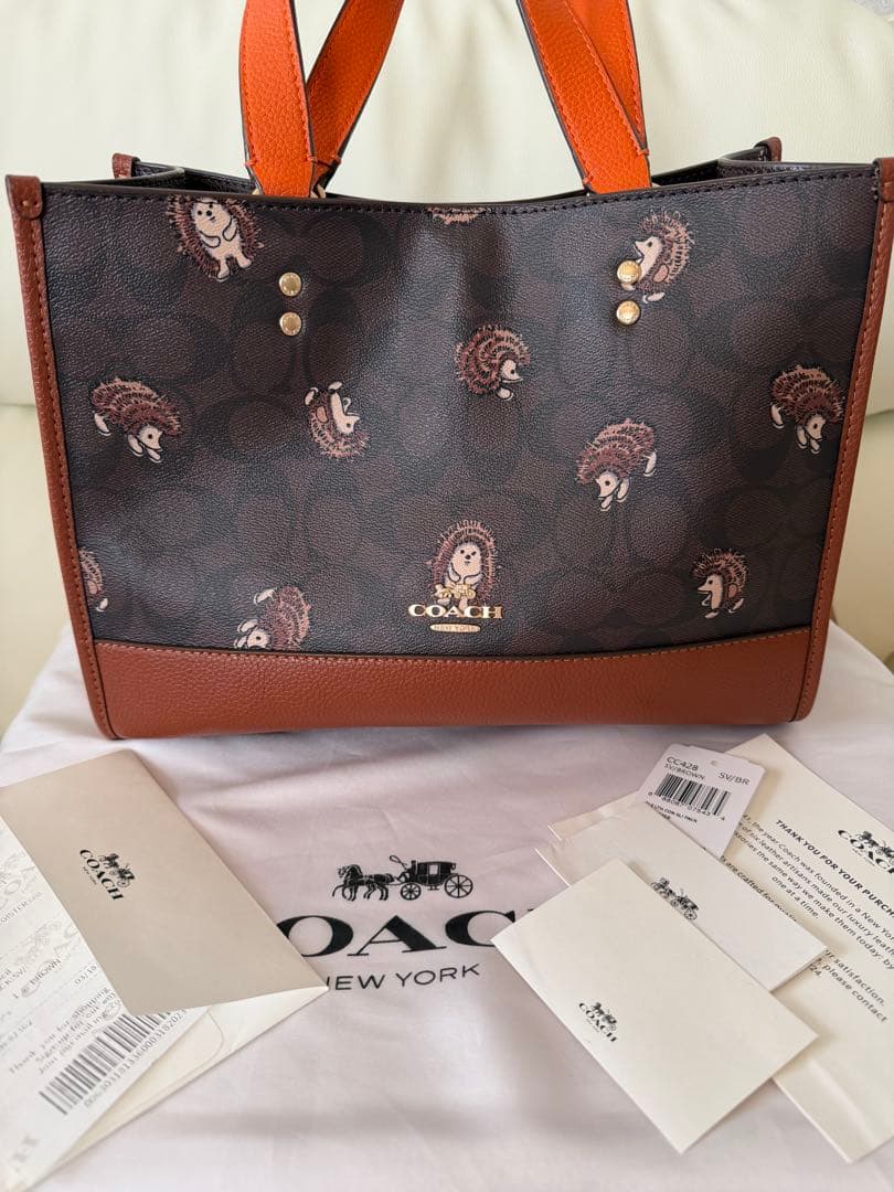 COACH ハリネズミ柄 トートバッグ
