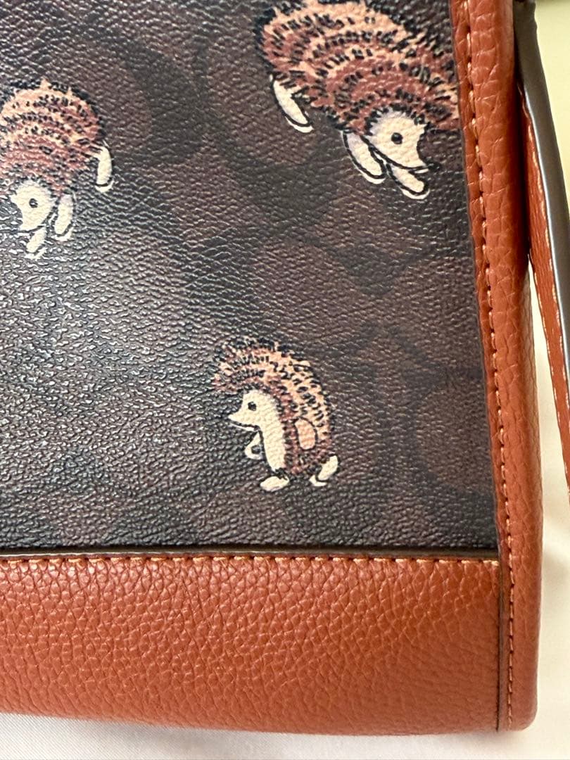COACH ハリネズミ柄 トートバッグ