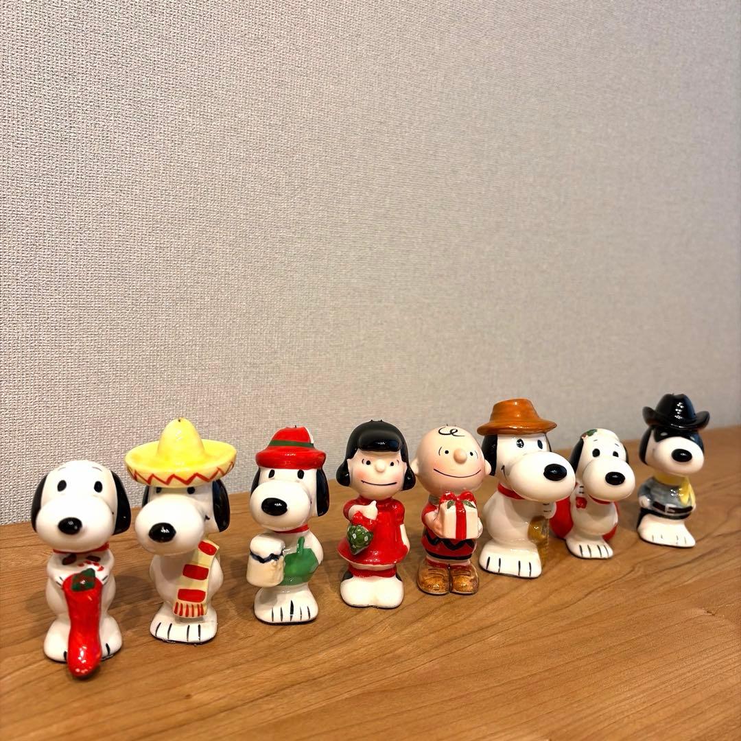 スヌーピー　陶器　クリスマス　飾り　ビンテージ