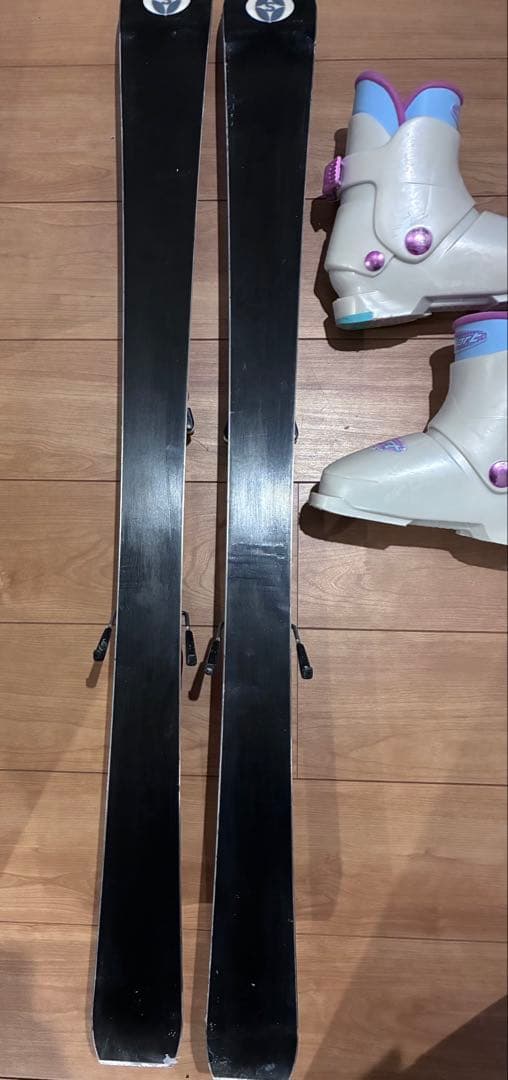 メンテナンス済　OGASAKA 110cm ブーツセット　スキー板　ジュニア