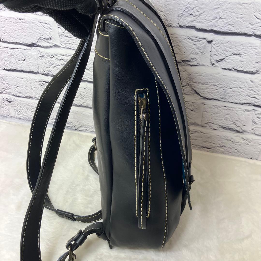 美品✨革バッグ 創 sou レザー リュック ヌメ革 日本製 高級 牛革 正規品