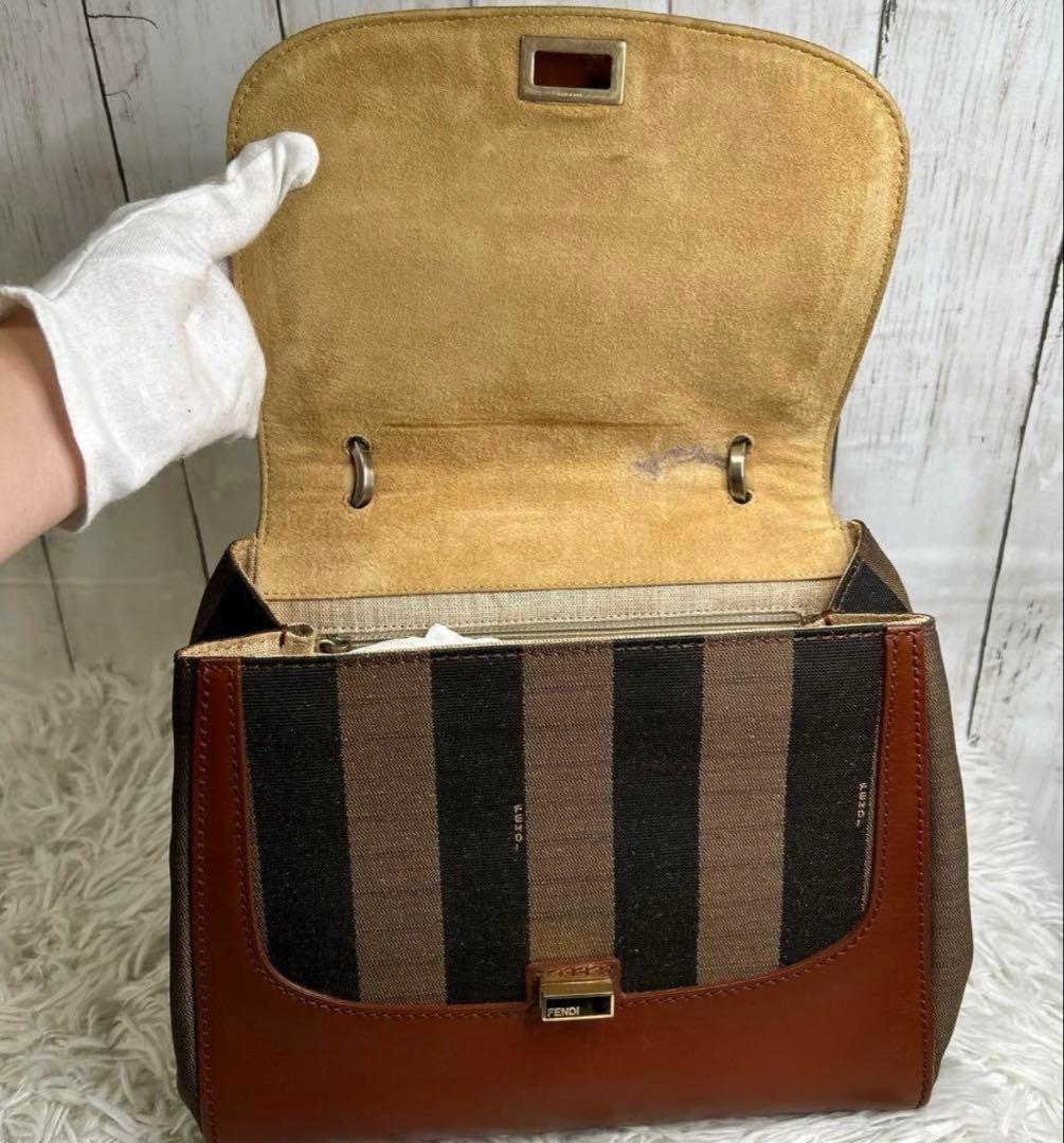 FENDIシルヴァーナペカン柄 2way 8BN234-FKN 119-2461