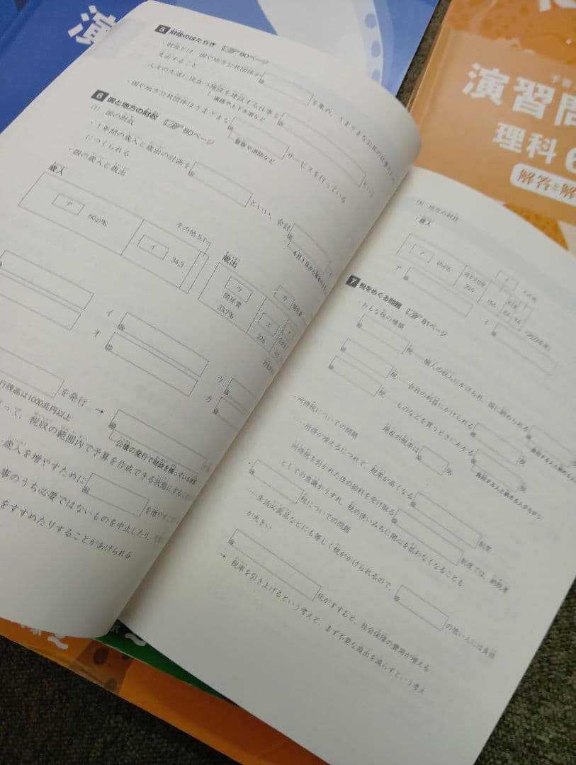 四谷大塚６年予習　演習上/漢字上下/国算最難関上　中古　2024年版