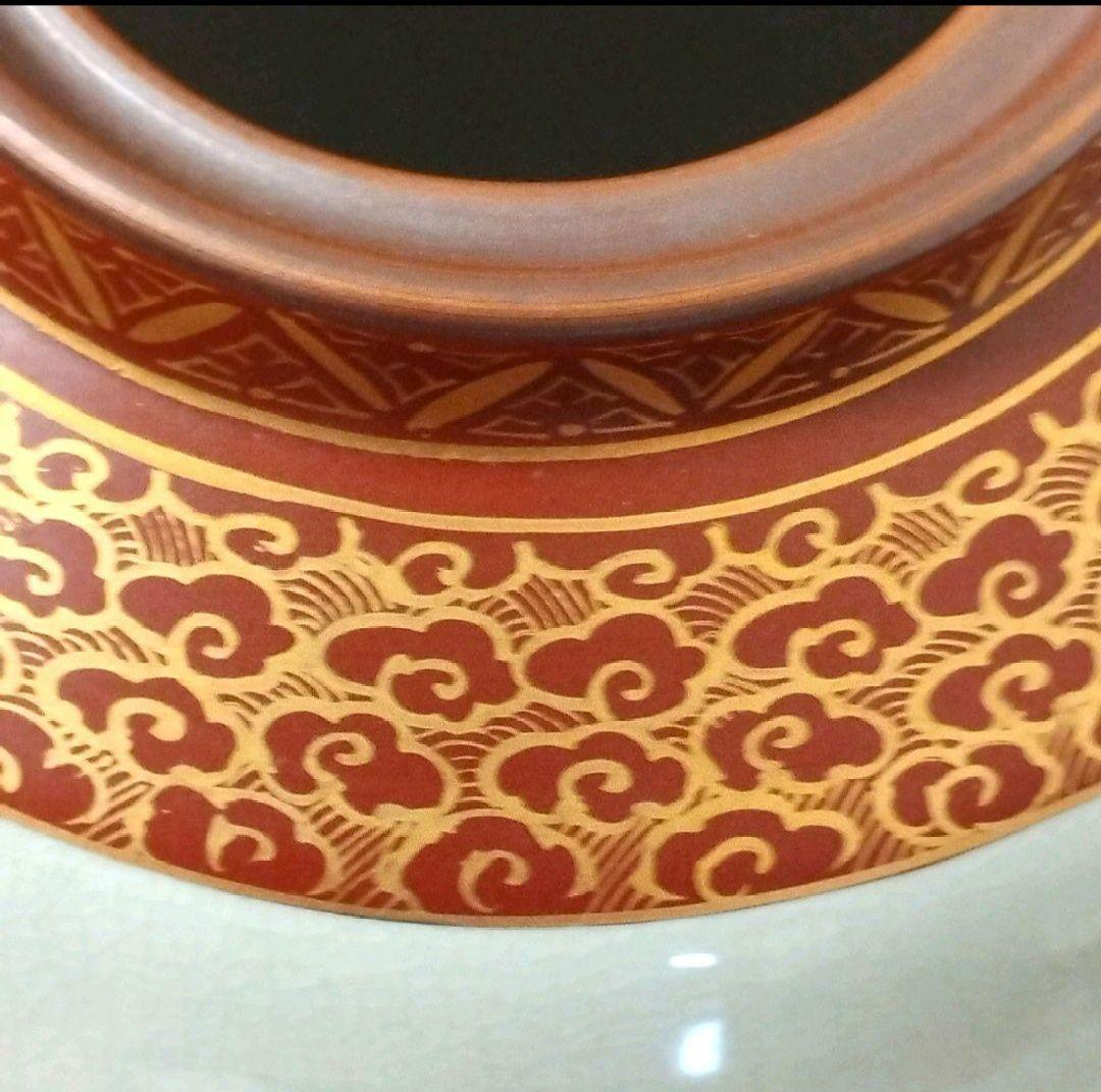 【美品】九谷焼　仙春作　花瓶　特大　10号　花鳥図柄