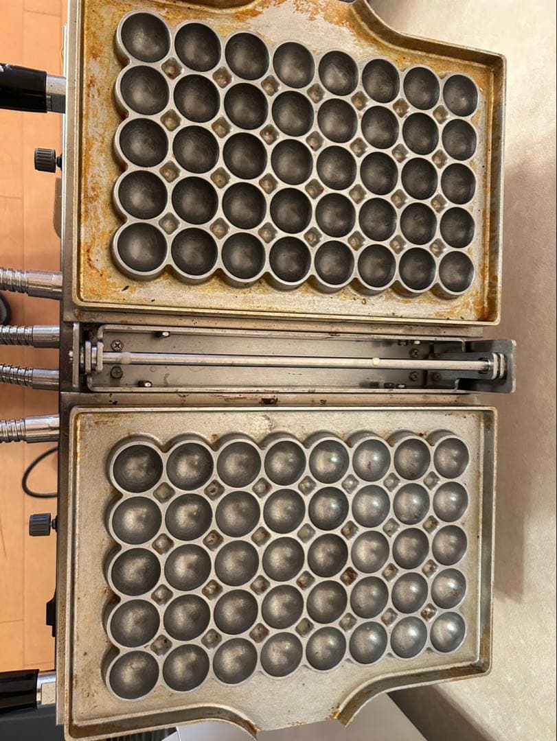 中古 ベビーカステラ焼機 丸型Suntec MSP-100-DX