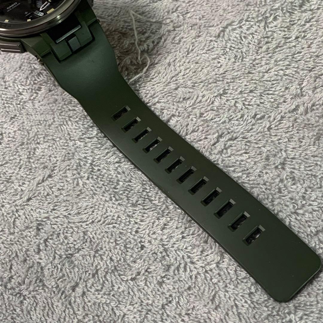 時計 CASIO PROTREK PWR-7000 Military Green