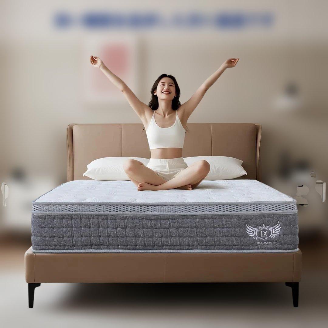 マットレス クイーン高反発フォームマットレス厚さ25cm独立ポケットスプリング