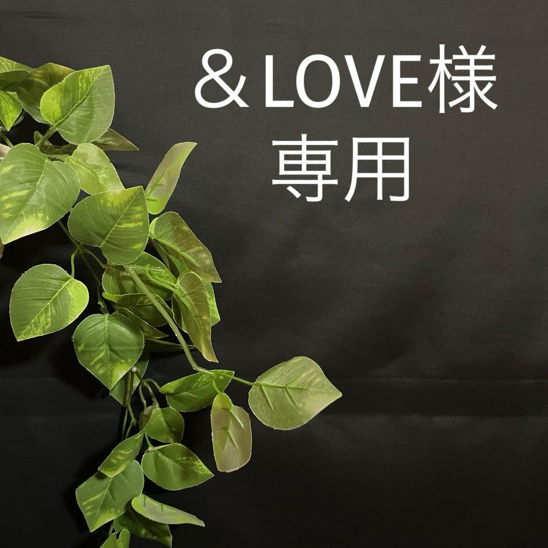 ＆LOVE様　ギンガムチェック　エプロン　ワンピース