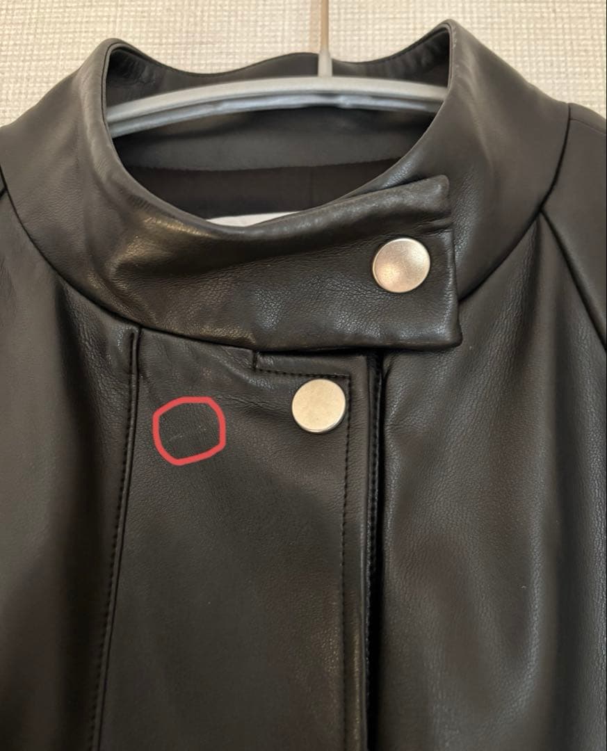 RIM.ARK リムアーク レザージャケットRound bomber JK