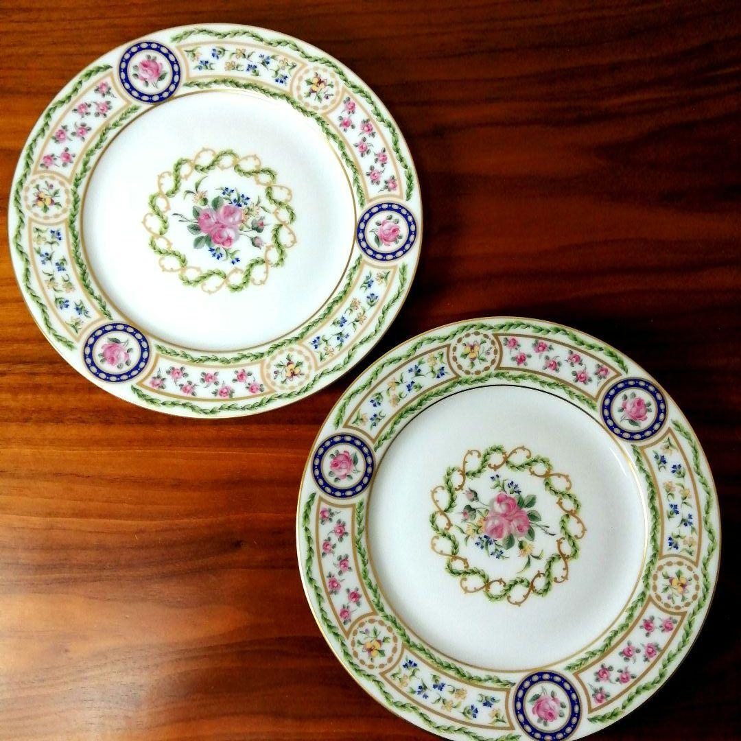 アビランド リモージュ ルーブシエンヌ　プレート　ペア 22cm　中皿