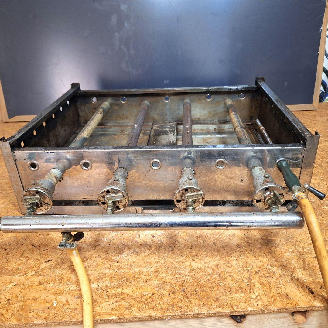 都市ガス　焼き台　ステンレス　業務用　グリル