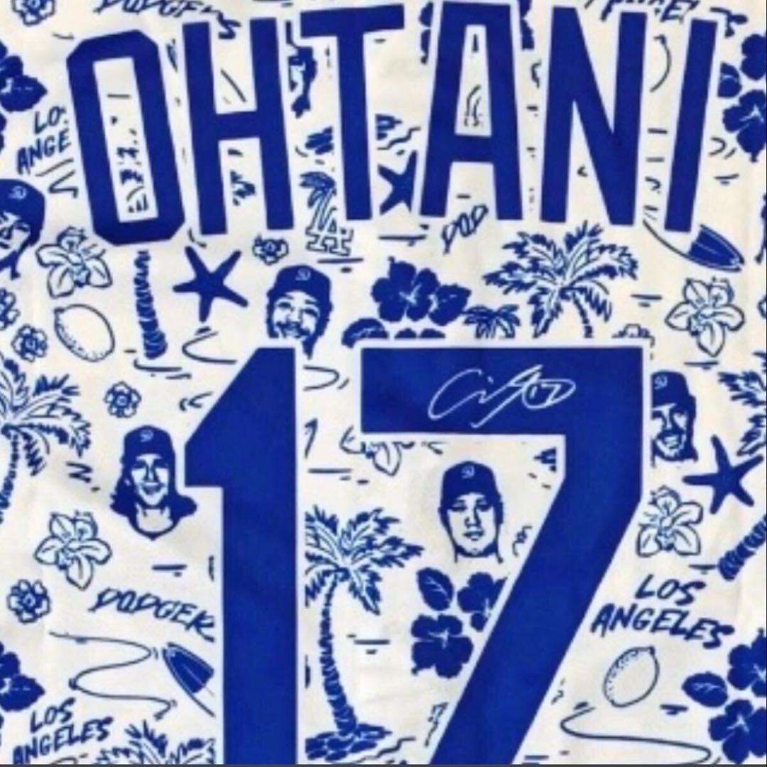 ⭐️期間限定価格⭐️【非売品】大谷翔平 サイン ユニフォーム アロハハワイアンシャツ