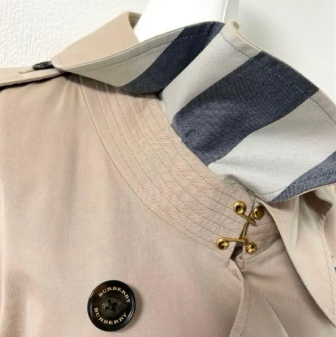 バーバリーロンドンイングランド　トレンチコート　メガチェック　ノバチェック