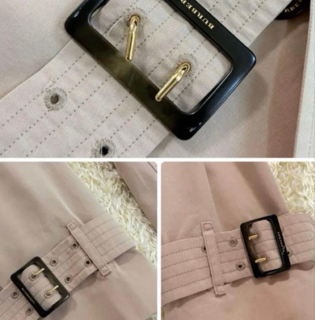 バーバリーロンドンイングランド　トレンチコート　メガチェック　ノバチェック