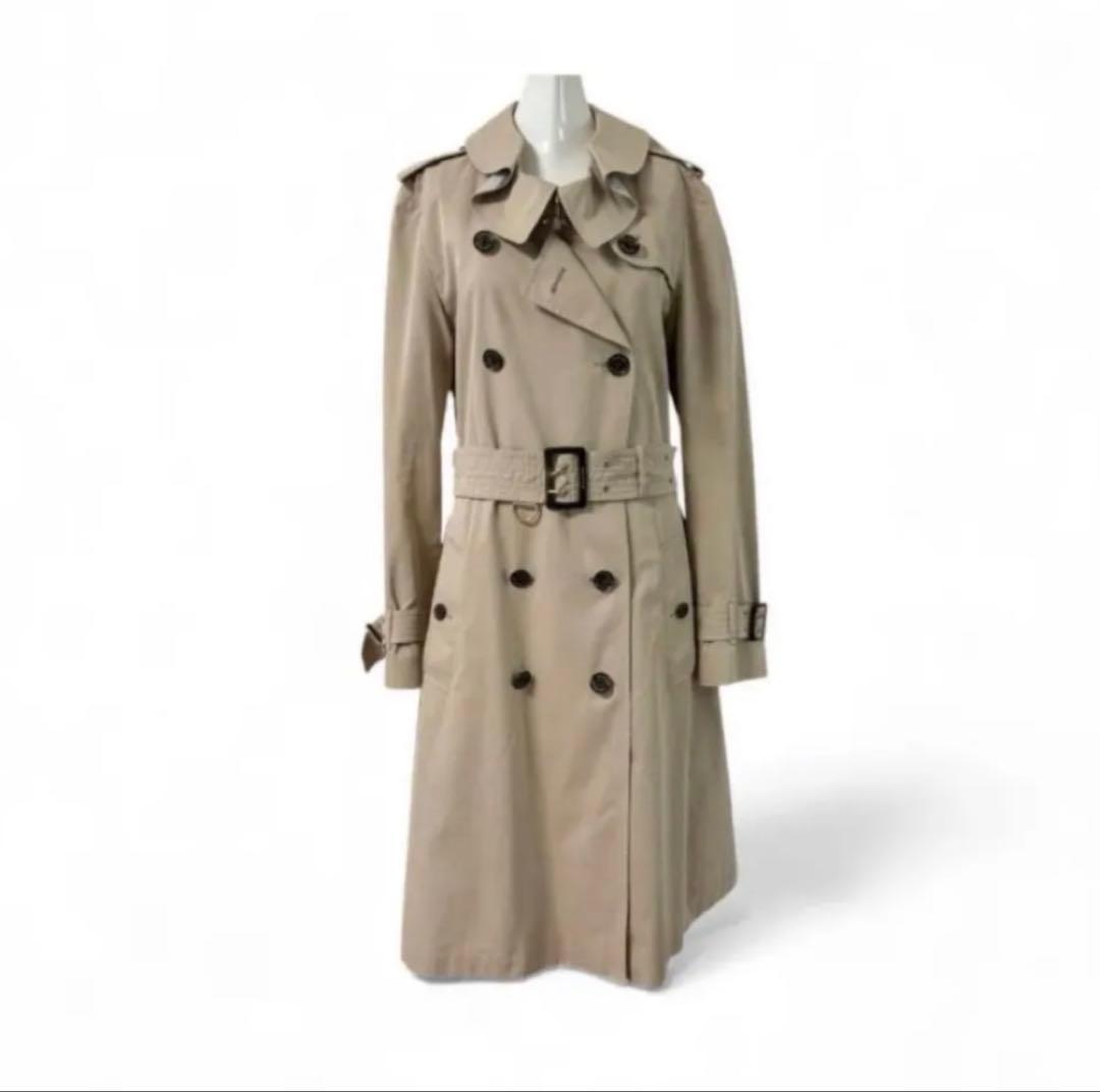 バーバリーロンドンイングランド　トレンチコート　メガチェック　ノバチェック