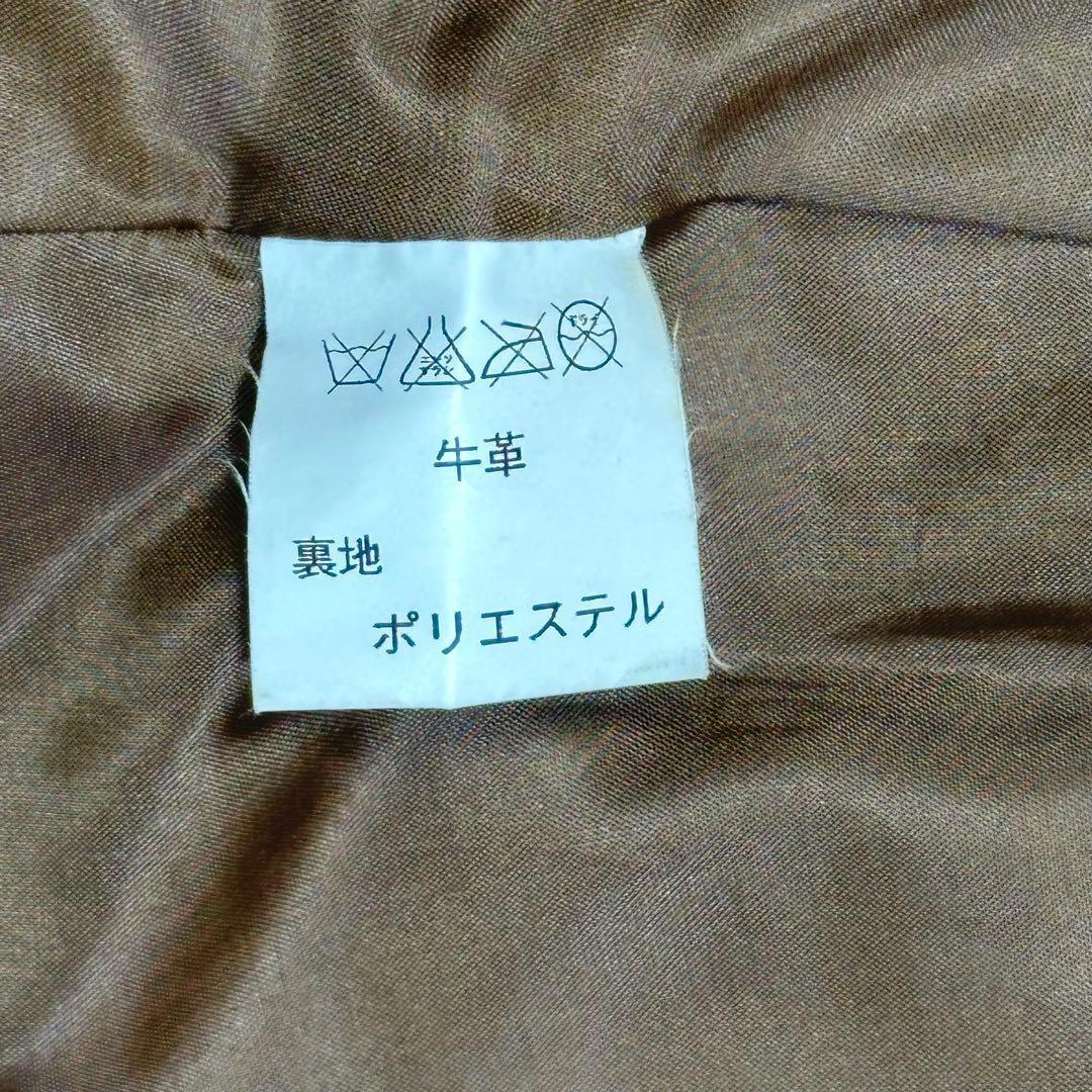 ⭐️希少⭐️agnes b. SPECIAL レザーコート　牛革　ブラウン