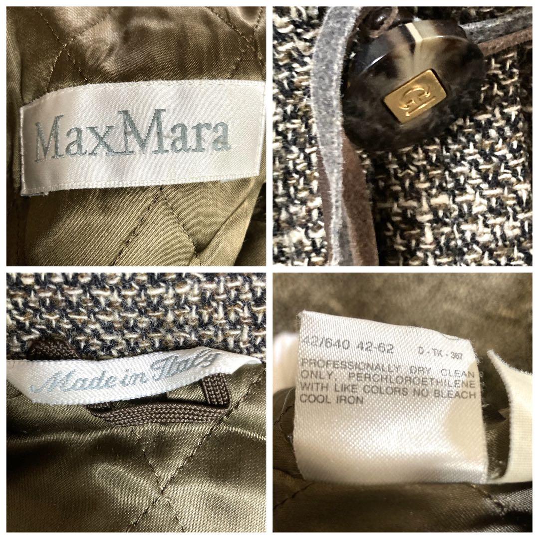 Max Mara マックスマーラ ツイードコート レディース