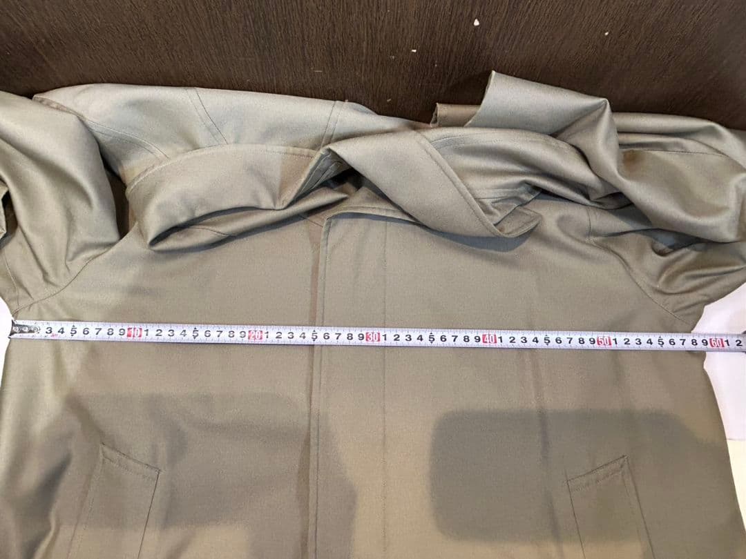 Burberrysメンズステンカラーコート　裏地無地