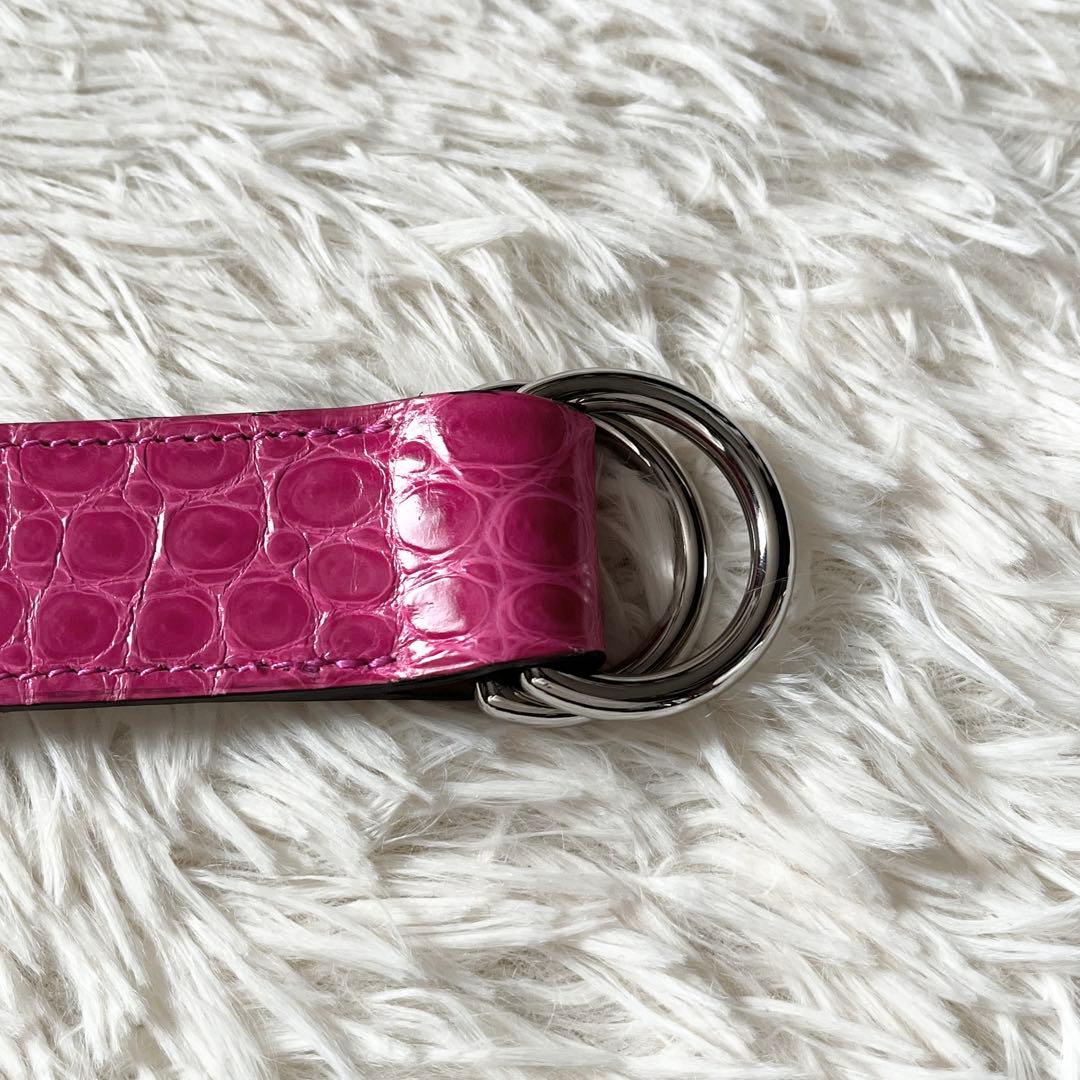 HERMES エルメス　ロマンス　スカーフベルト　クロコダイル　ポロサス