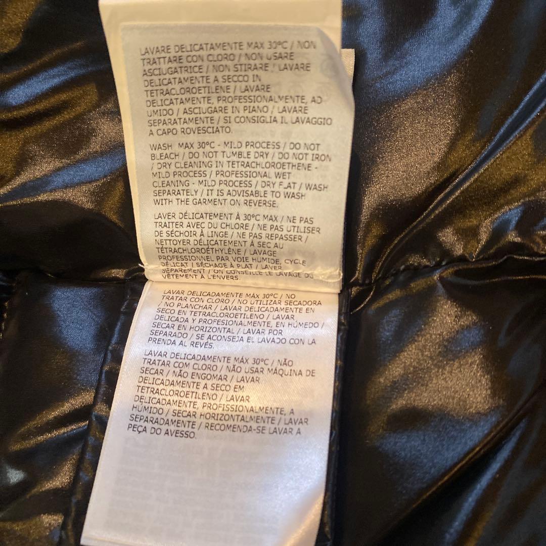 モンクレール　ダウンベスト 0 サイズ　ブラック