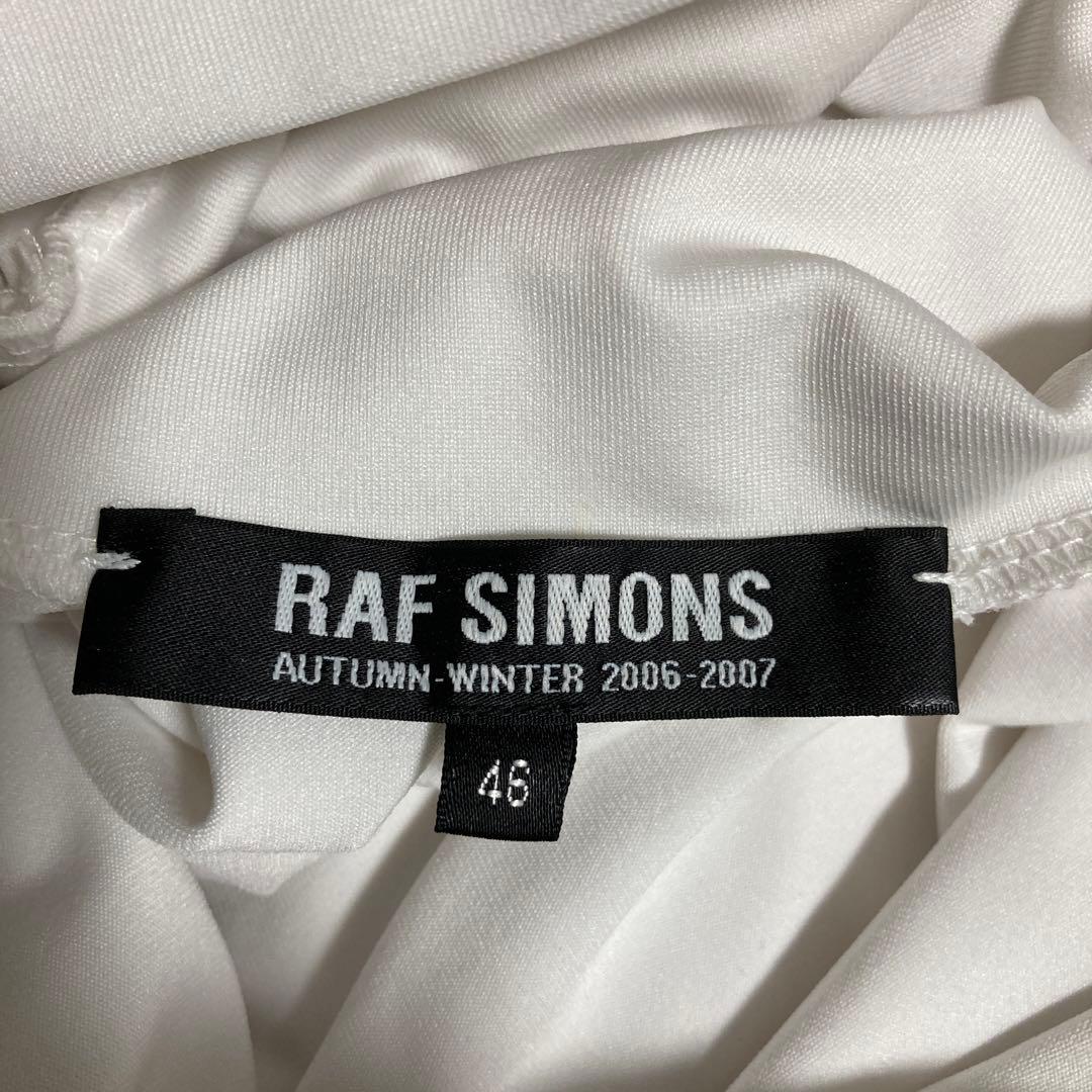 ⭐️アーカイブ⭐️ ラフシモンズ ハイネックカットソー ホワイト 46