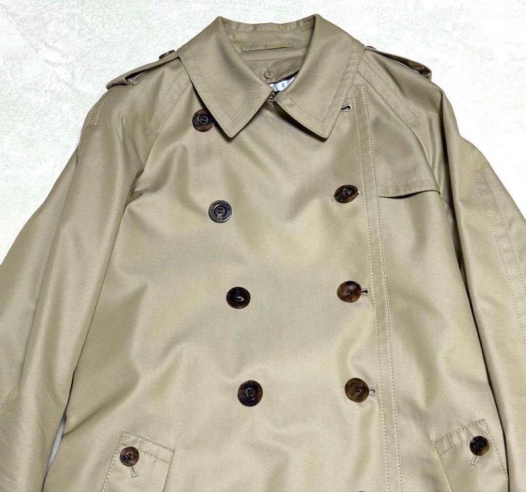 ❤️アクアスキュータムトレンチコート　ライナーライトブルー表記サイズ10