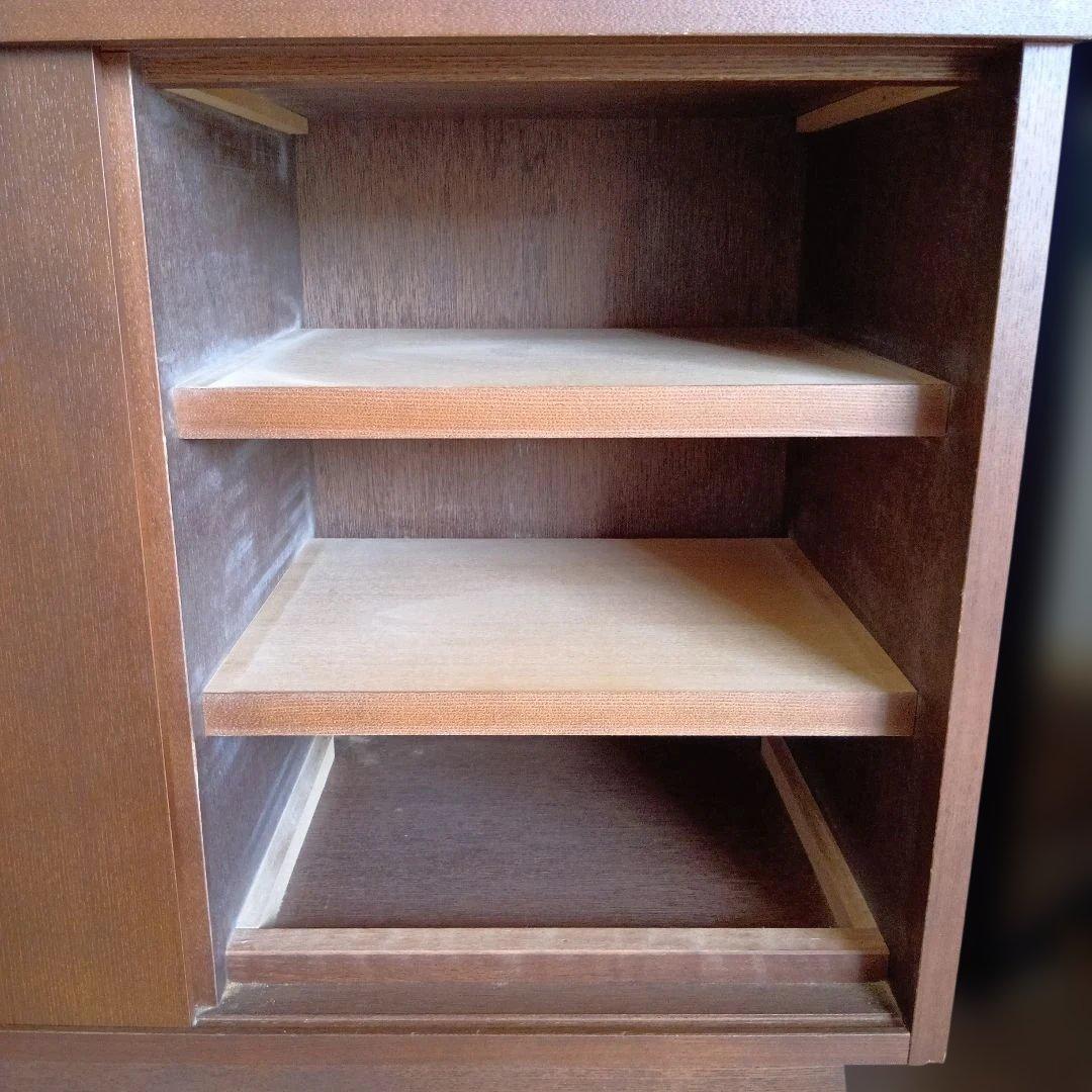 木製リビングボード 　引出3段　引戸　日本製