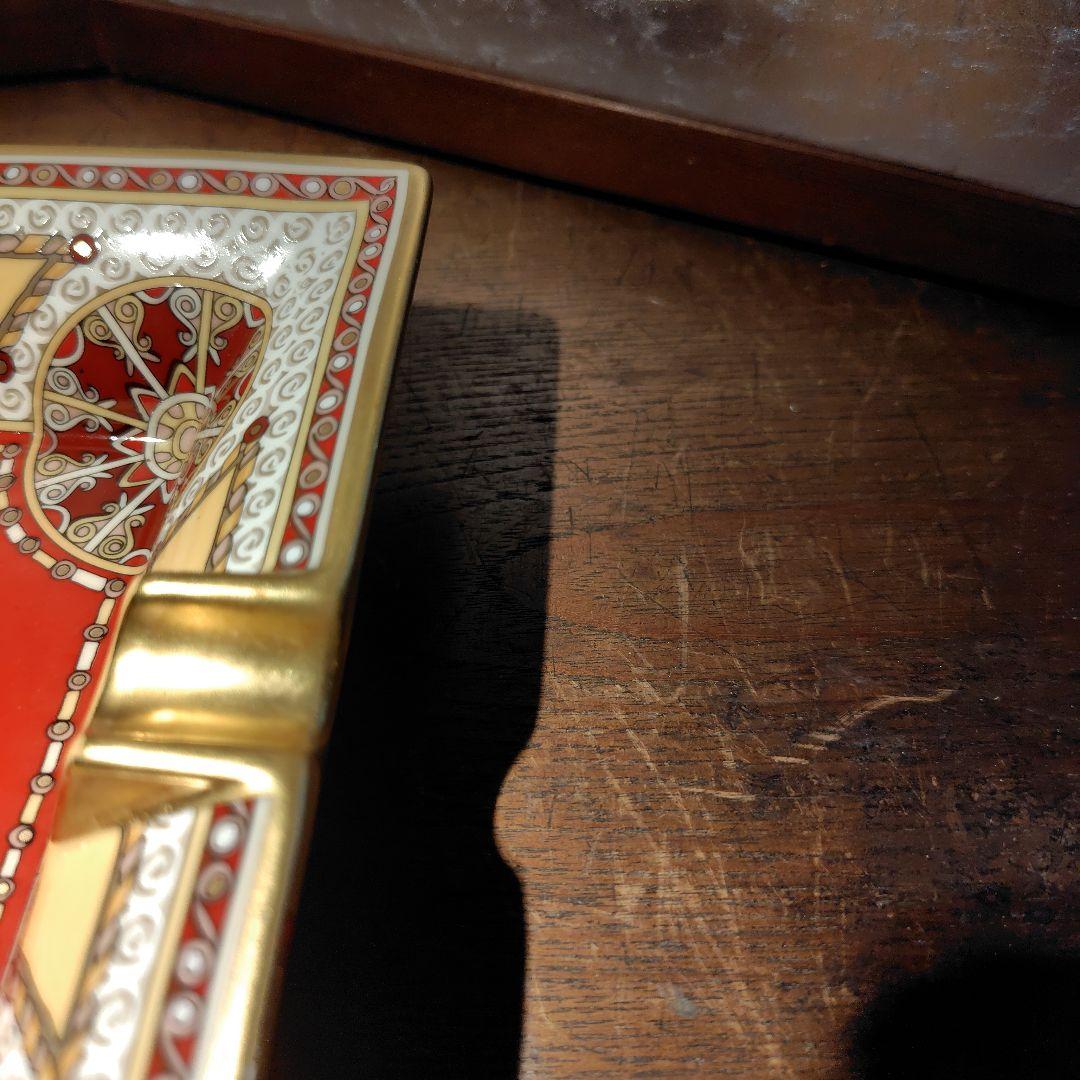 1月7日までのお年玉価格HERMES灰皿アッシュトレイ馬の絵柄 HERMES灰皿