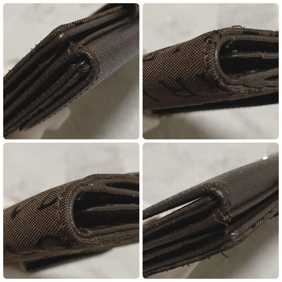 ブルガリ BVLGARI 長財布 レザー キャンバス Wホック ロゴマニア