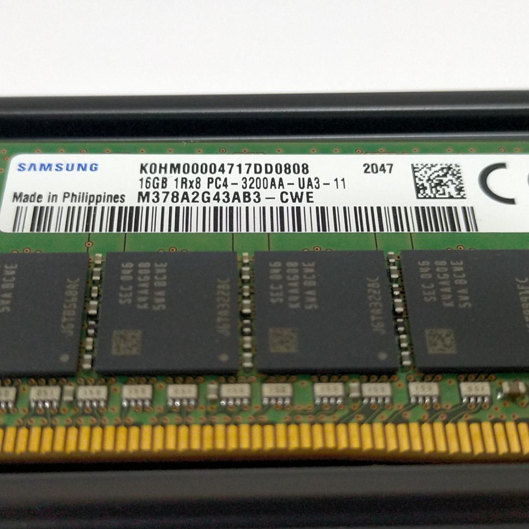 【動作確認済】Samsung 16GBx4 64GB DDR4-3200