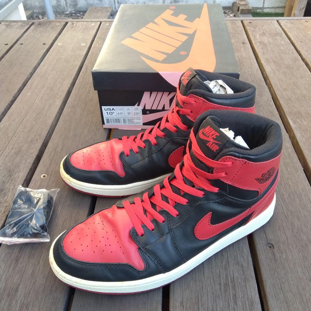 4*0様 ジョーダン1　ブレッド　2013　レトロ　ハイ　ビンテ 85 28.5