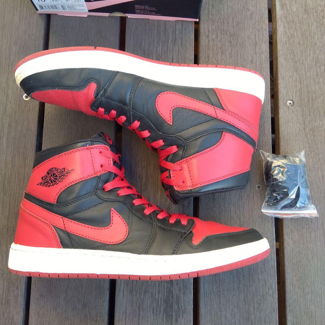 4*0様 ジョーダン1　ブレッド　2013　レトロ　ハイ　ビンテ 85 28.5