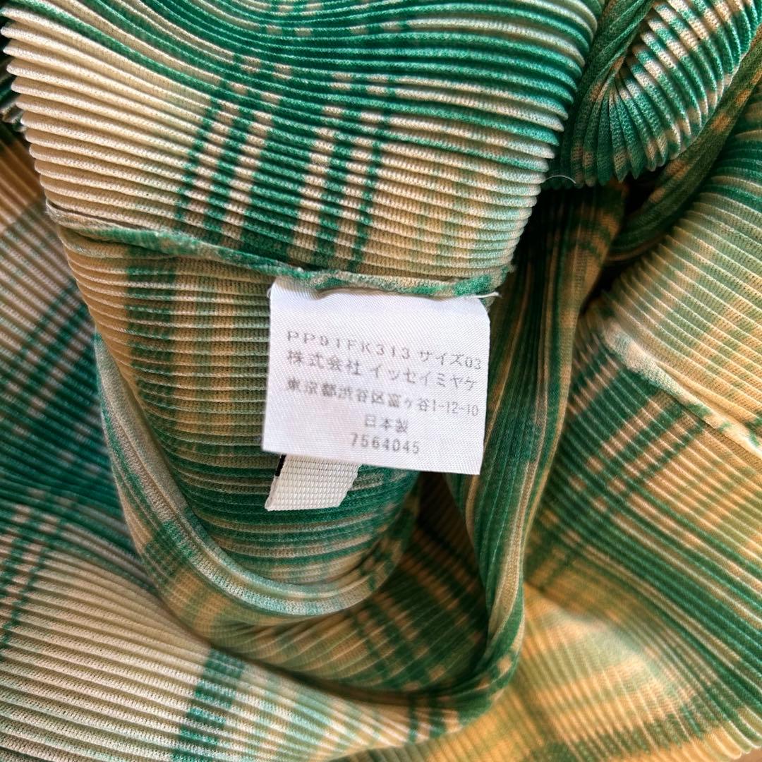 ねこ背さま専用　プリーツプリーズpleats pleaseチェック柄ハイネック