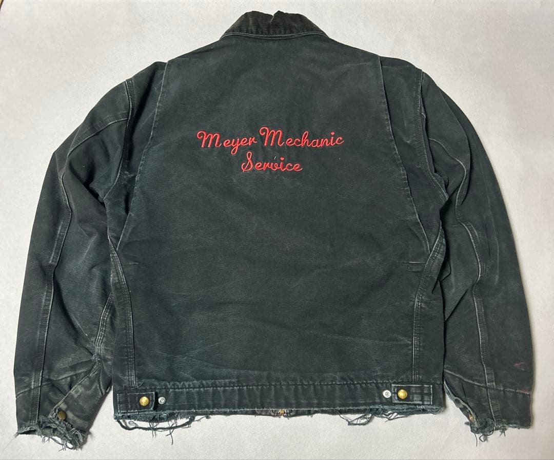 00s Carhartt デトロイトジャケット BLKブラック USA製 ボロ