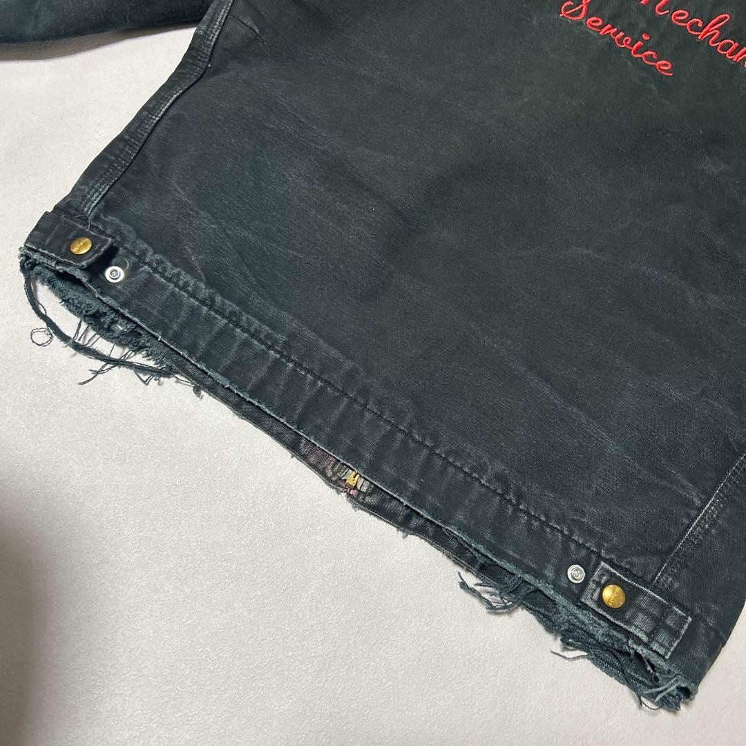 00s Carhartt デトロイトジャケット BLKブラック USA製 ボロ