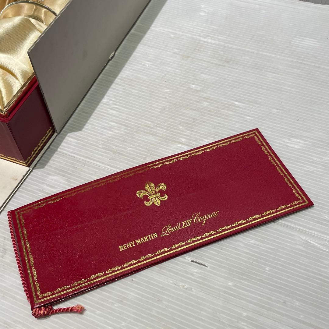 ③ Baccarat レミーマルタン ルイ13世 置物　空瓶 バカラ　箱入り