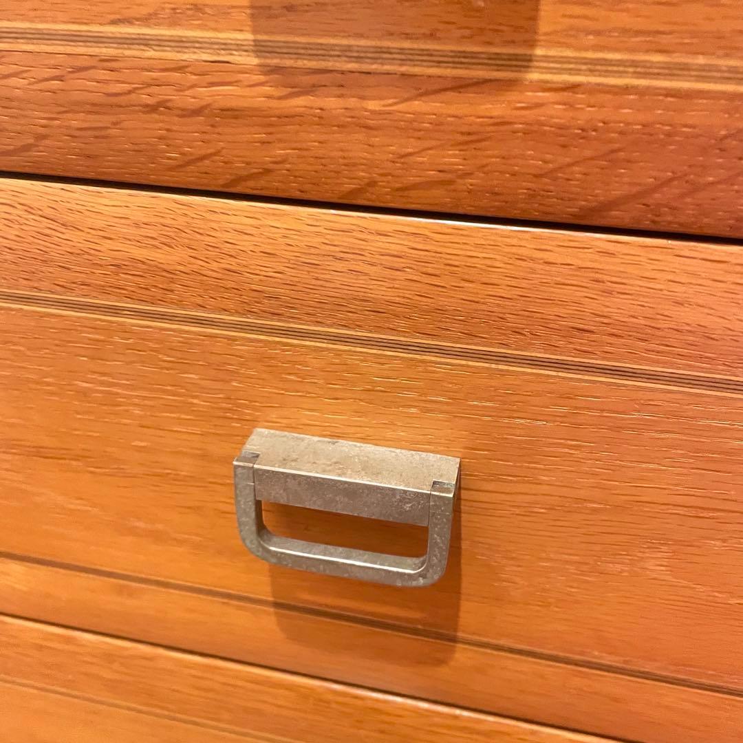 希少　カリモク　４段チェスト　タンス　引き出し サイドチェスト　ヴィンテージ