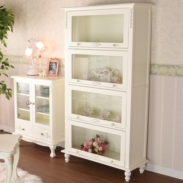 プリンセス❤　スライド 　4段ブックシェルフ　【新品未使用】