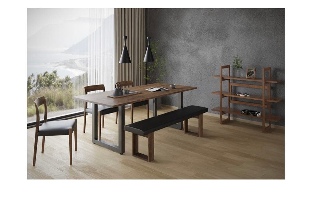 ワイルドウッド ダイニングテーブル WWDT14085 廃盤 ホワイトオーク材