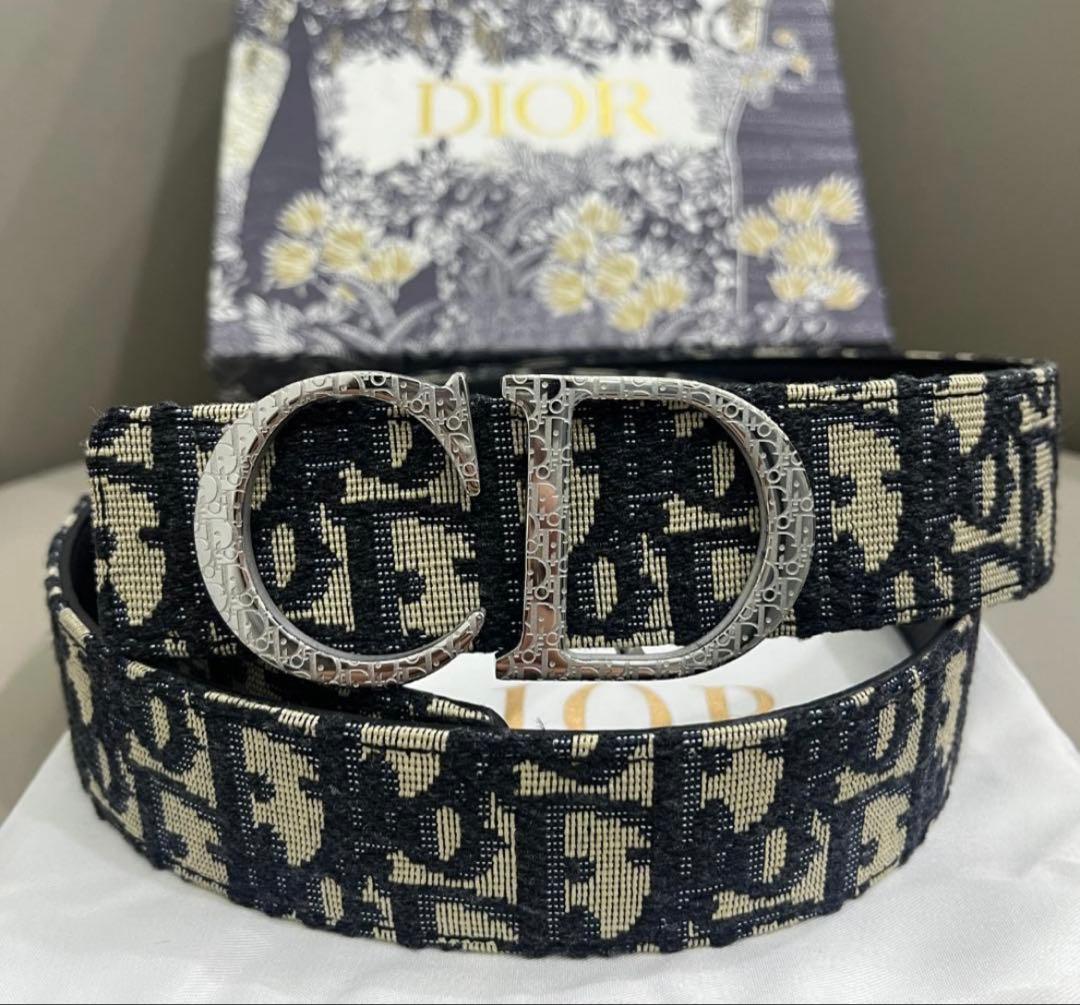 オブリーク CD リバーシブルベルト シルバー