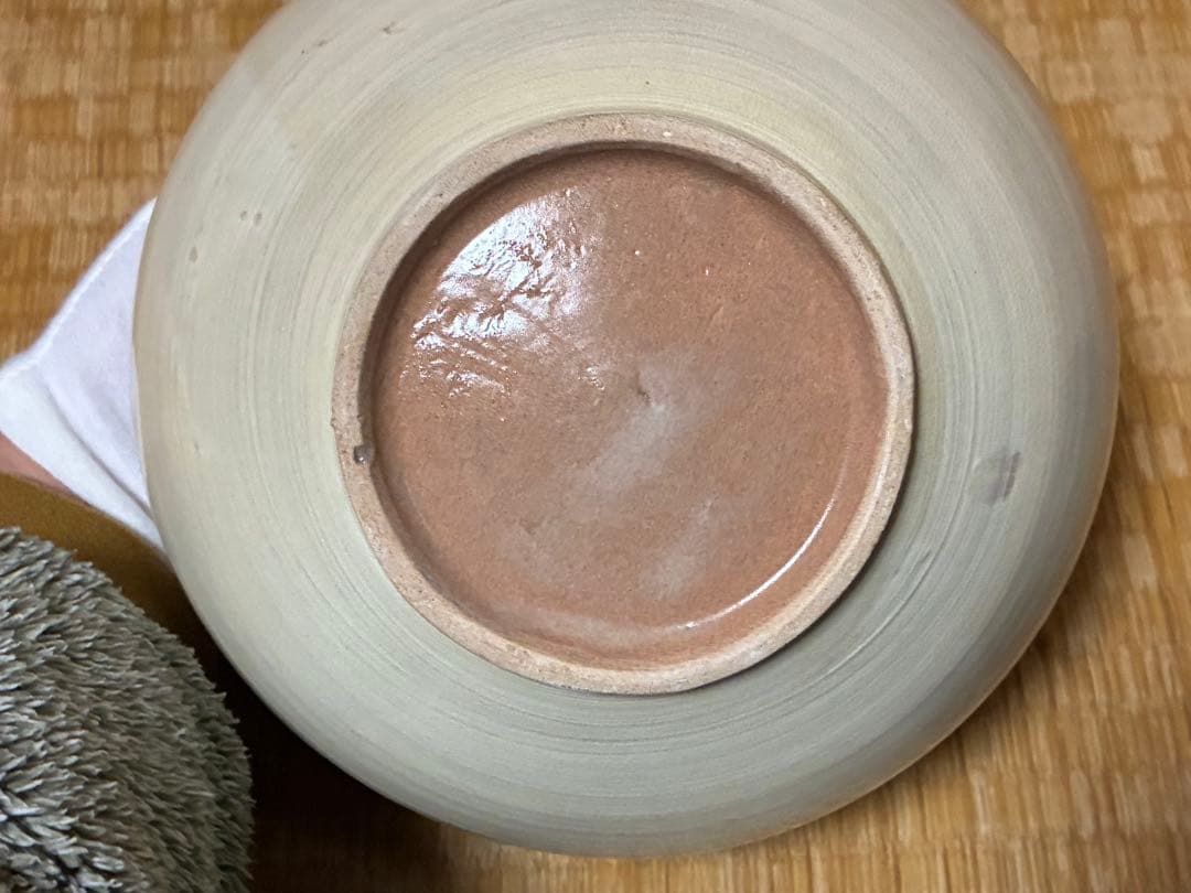 茶道具 廣州窯 鉄絵 刷毛目 水指 共箱 時代物 【趙 小守】 韓国 高麗