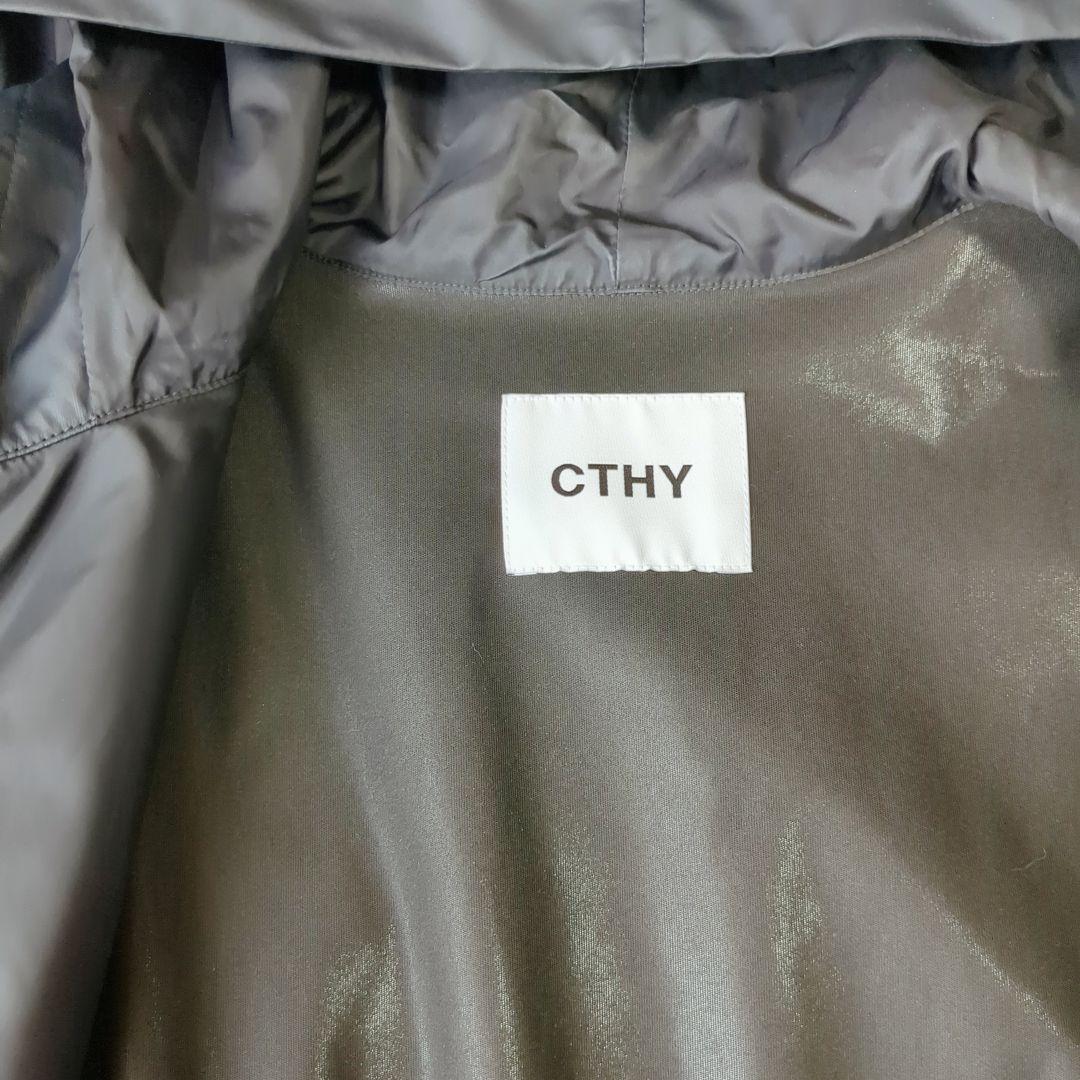 CTHY オーバーサイズ コーティング レインコート ロングコート size2